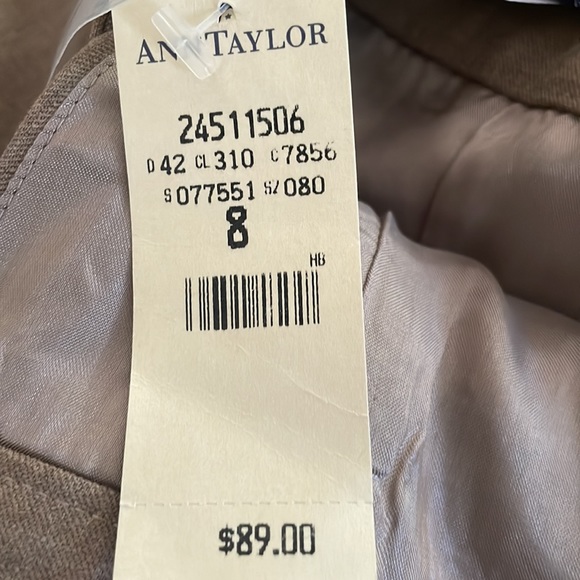 Ann Taylor Tan(brown) skirt NWT - Picture 7 of 7